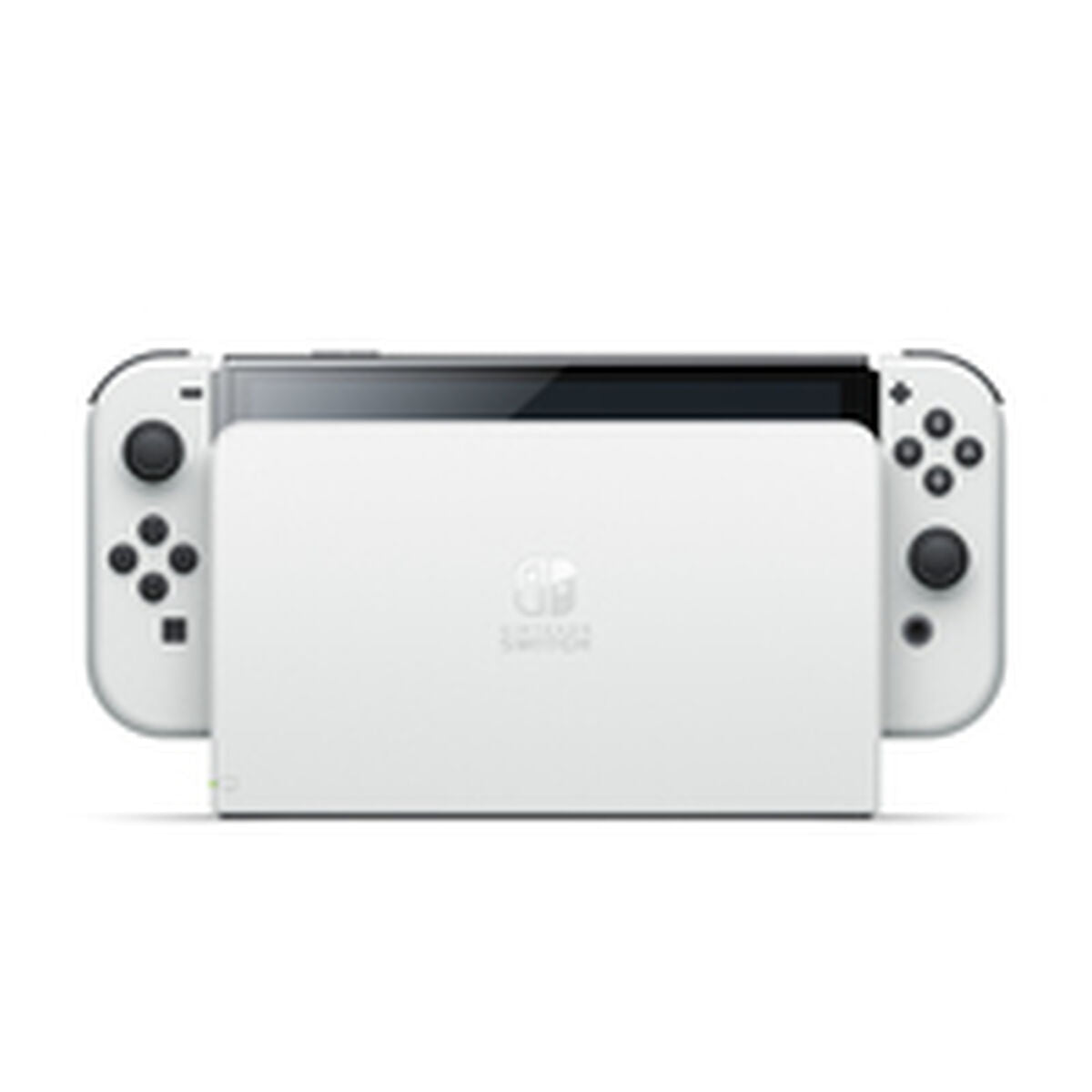 White Nintendo Switch console on a white background