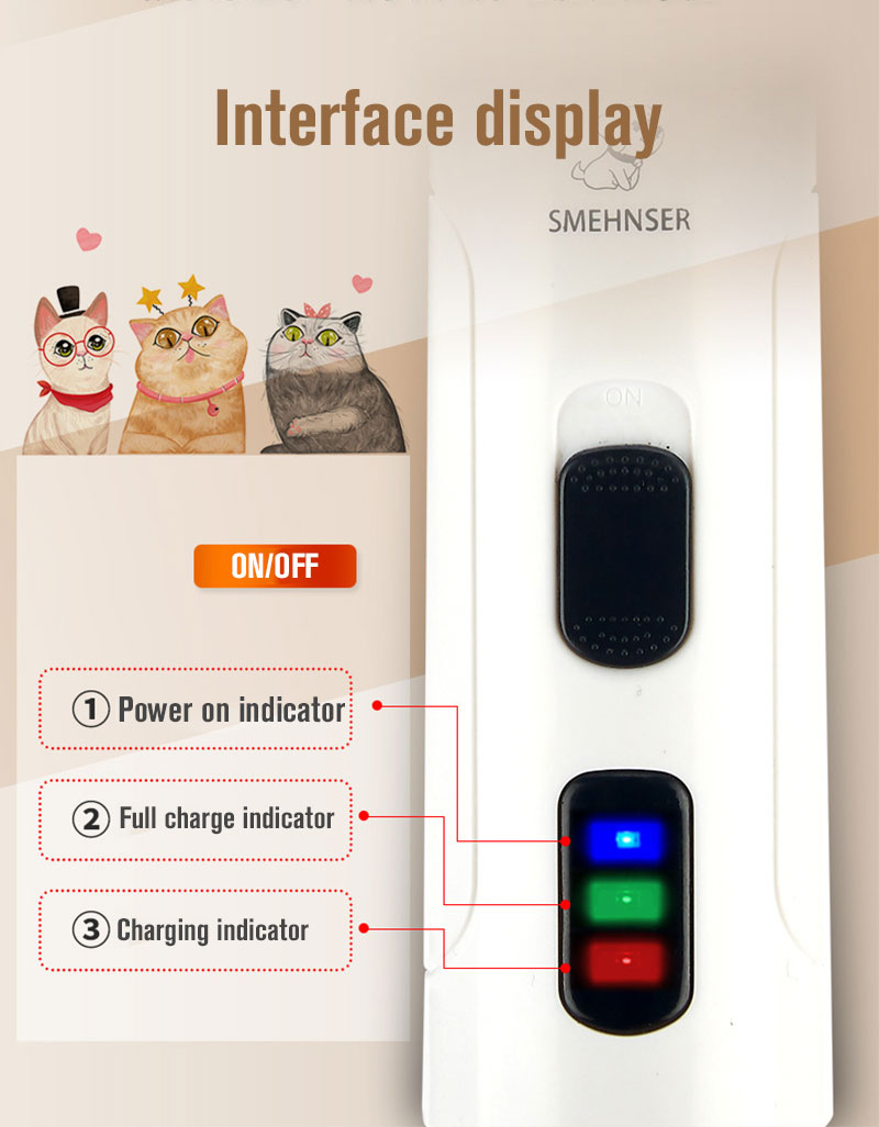 Product packaging with interface display and charging indicators on a white background