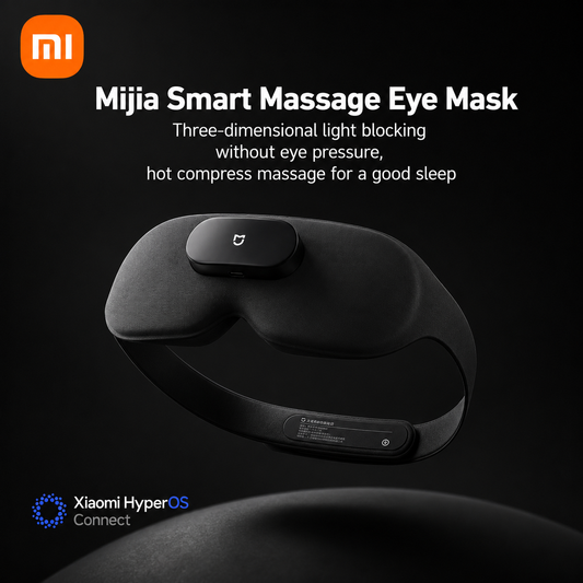 Xiaomi Mi Smart Massage Eye Mask, 3D Blackout Heat Therapy SPA