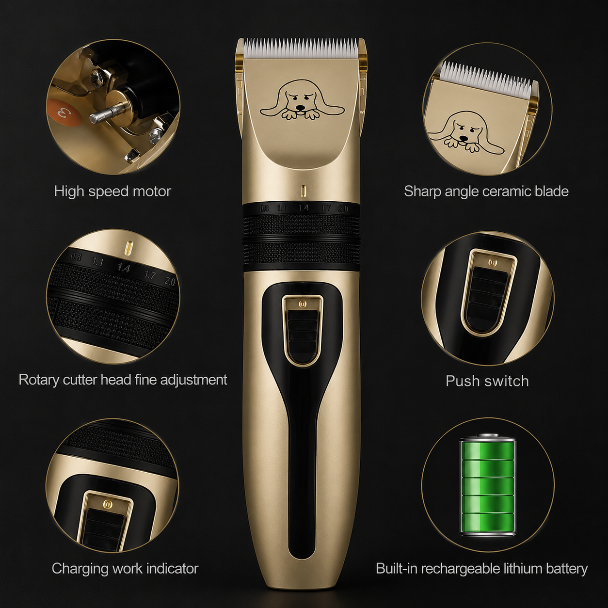 Pet Hair Clipper Set