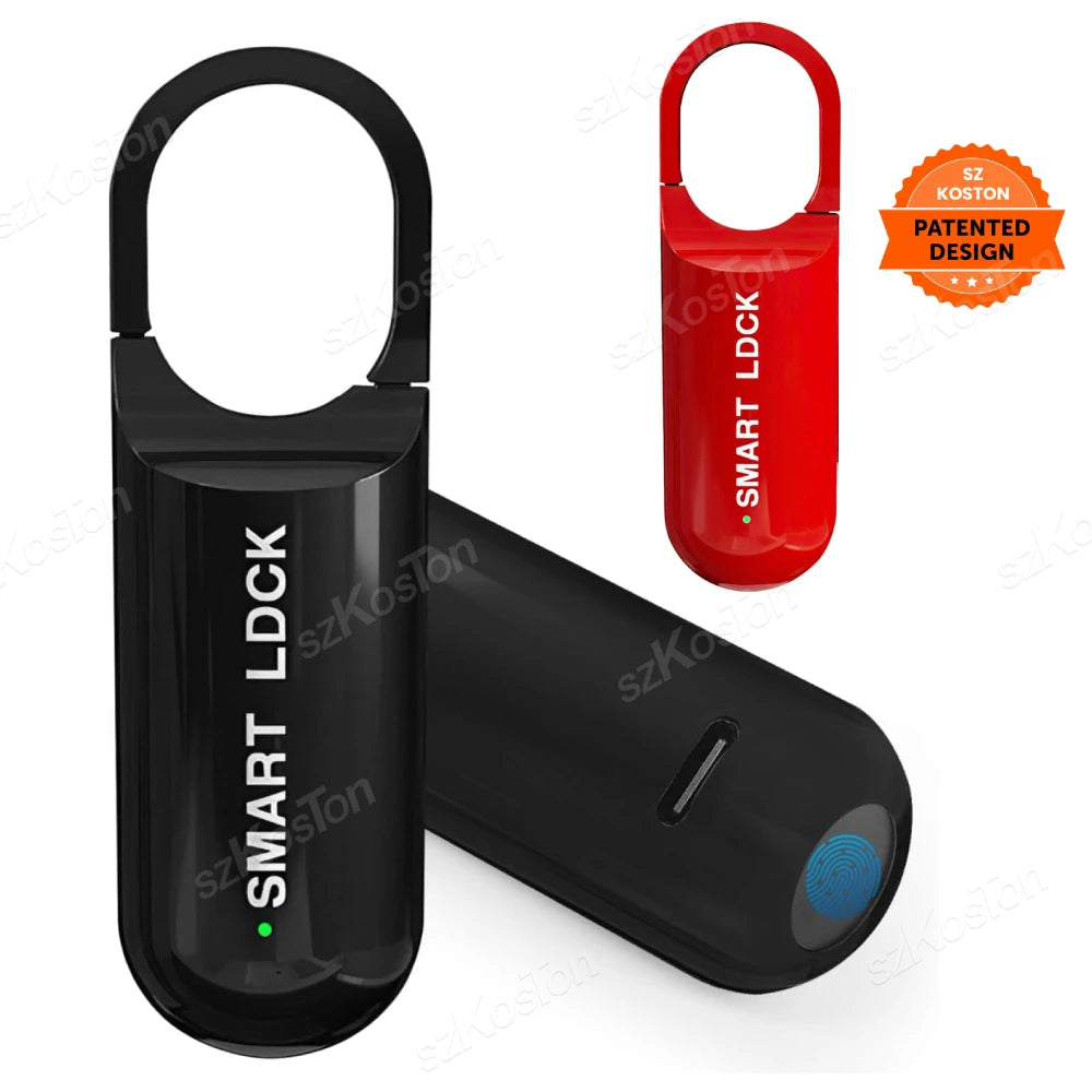 Black and red 'SMART LDCK' devices on a white background