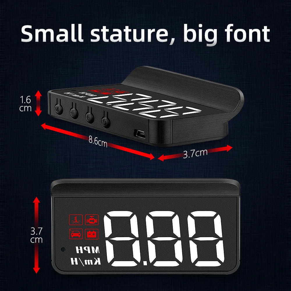 M3 HUD Obd2 Display On-board Computer Car Head-up display Windshield