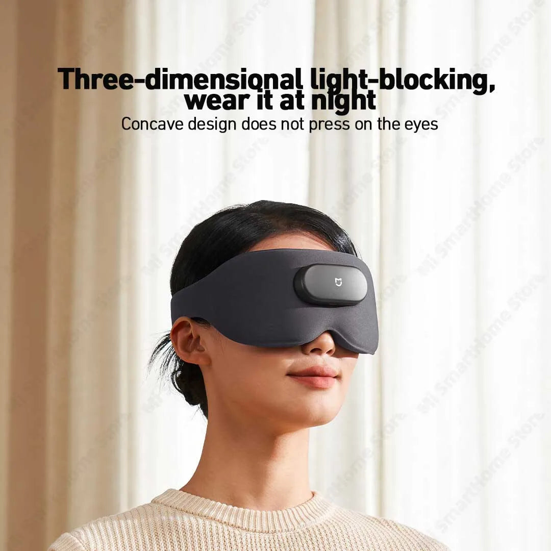Xiaomi Mi Smart Massage Eye Mask, 3D Blackout Heat Therapy SPA