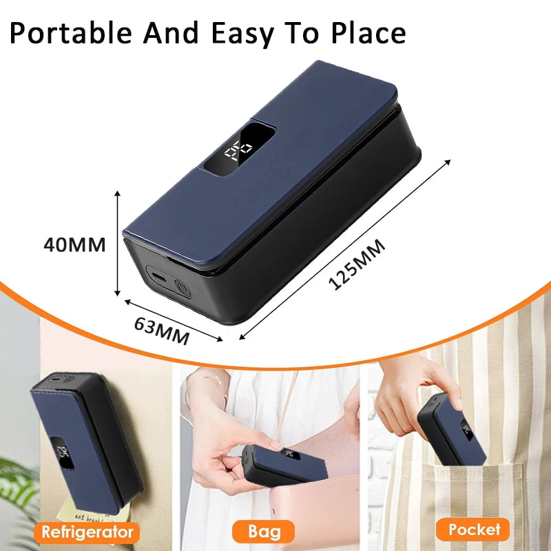 Plastic Bags Sealer Mini Heat Bag Sealing Machine 2 in 1 Heat Bag