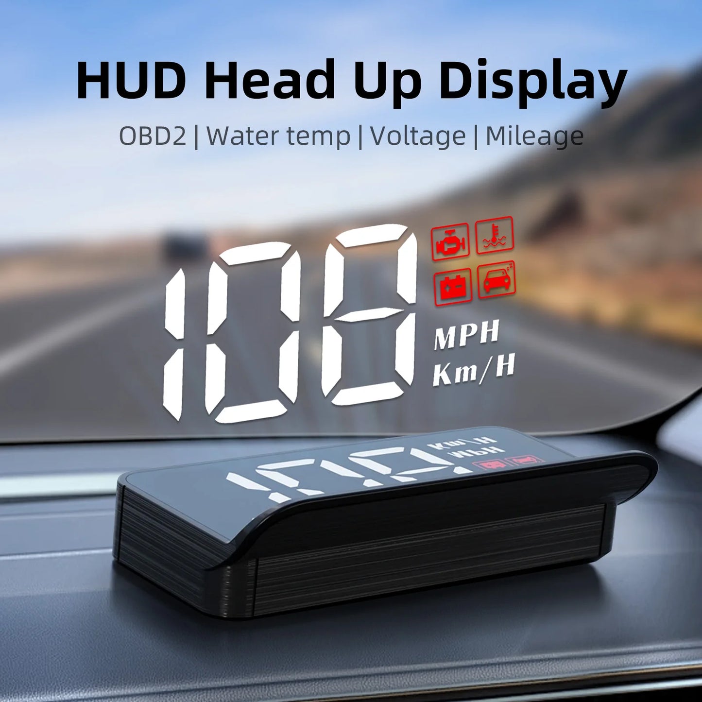 M3 HUD Obd2 Display On-board Computer Car Head-up display Windshield