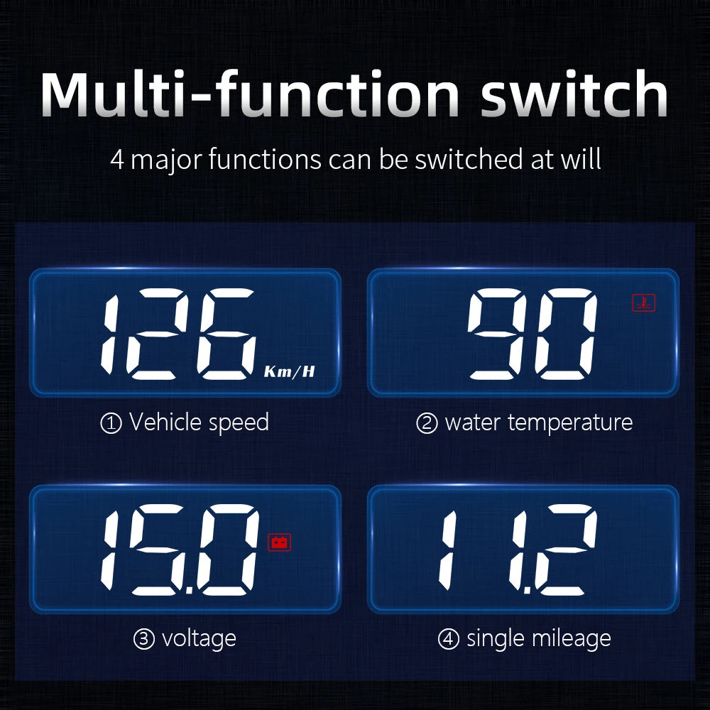 M3 HUD Obd2 Display On-board Computer Car Head-up display Windshield