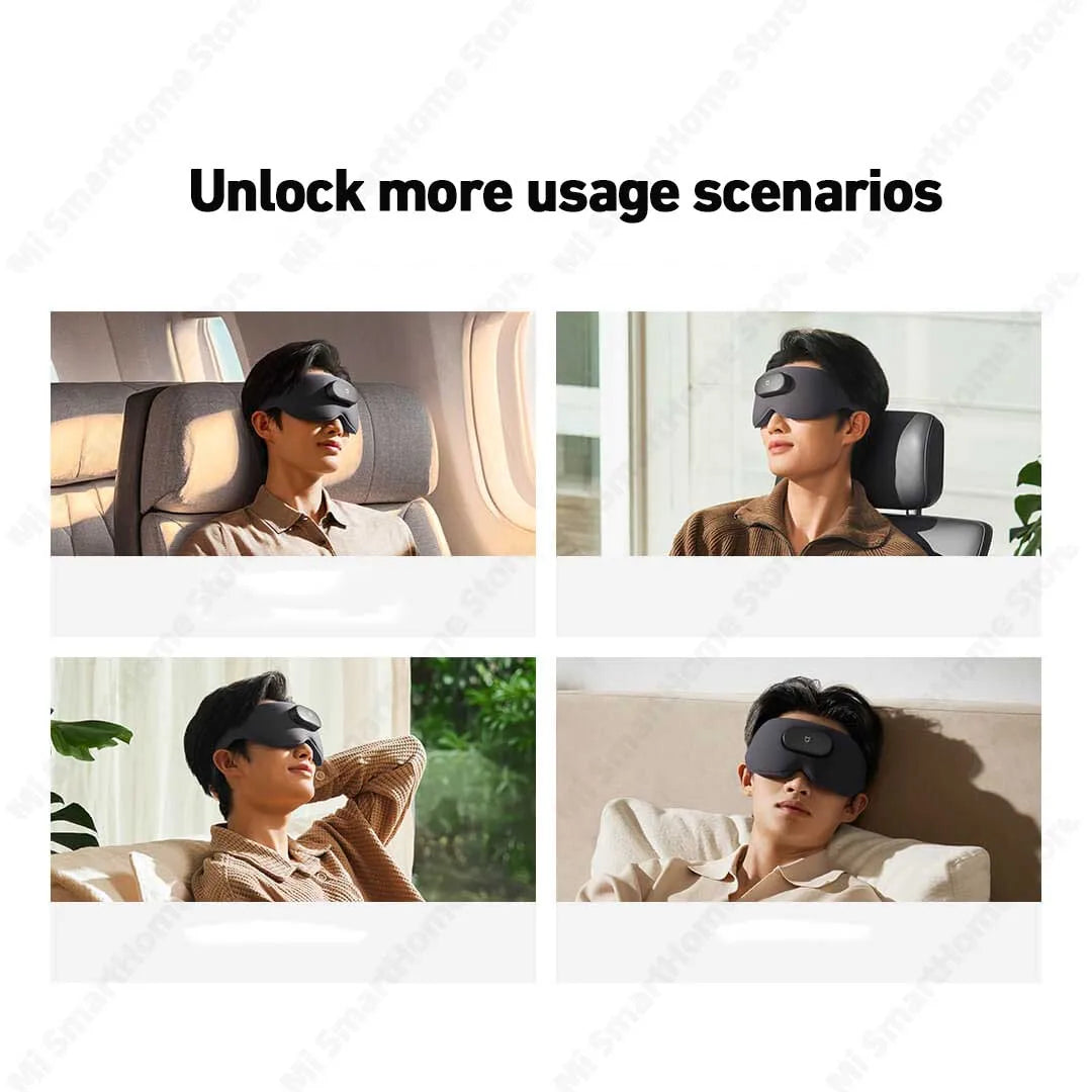 Xiaomi Mi Smart Massage Eye Mask, 3D Blackout Heat Therapy SPA