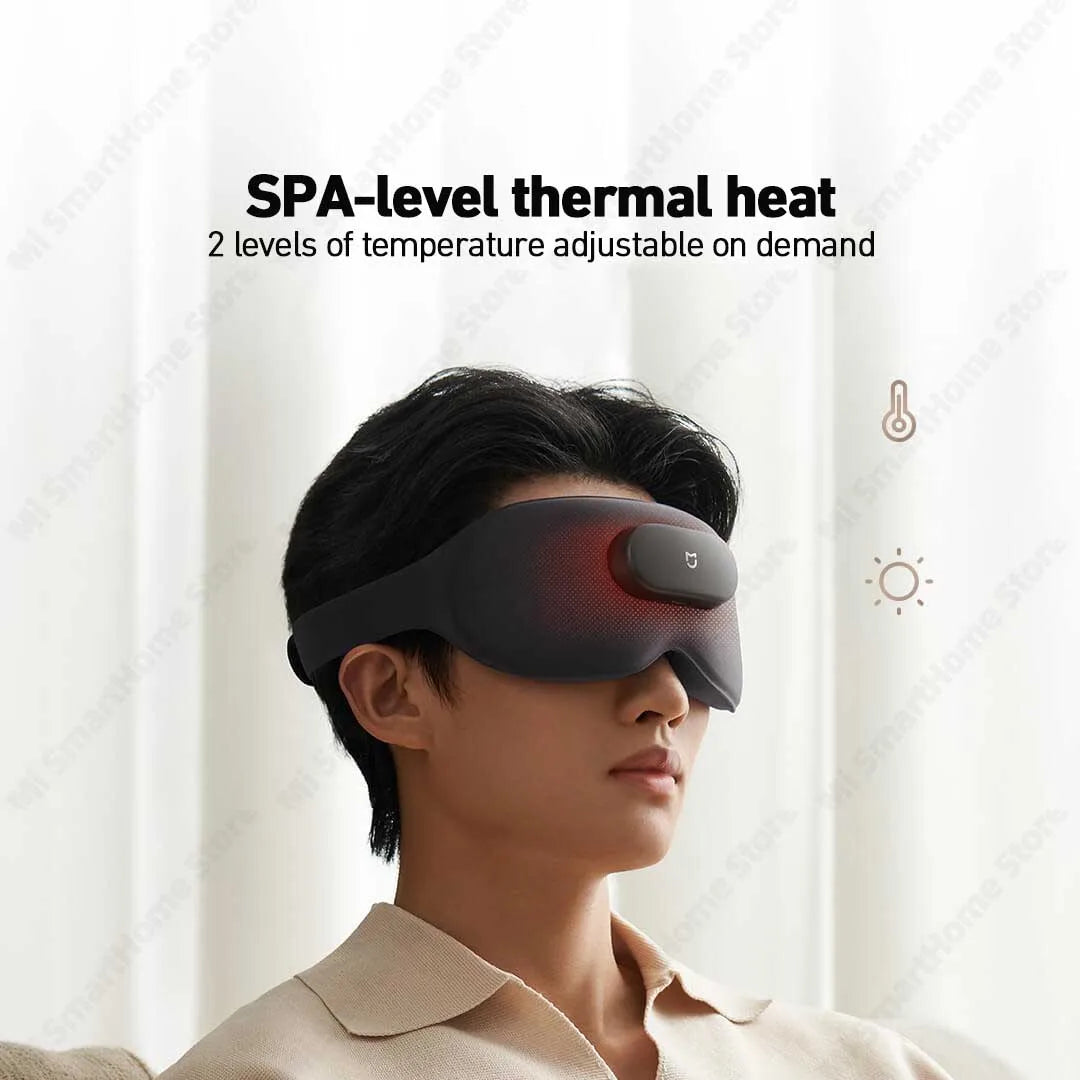 Xiaomi Mi Smart Massage Eye Mask, 3D Blackout Heat Therapy SPA