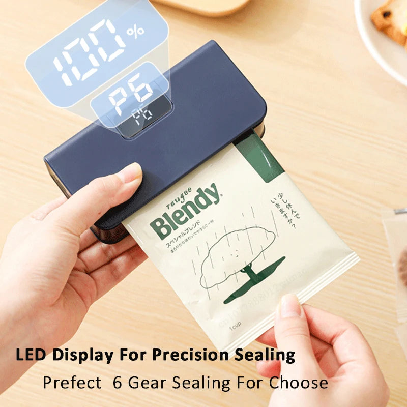 Plastic Bags Sealer Mini Heat Bag Sealing Machine 2 in 1 Heat Bag