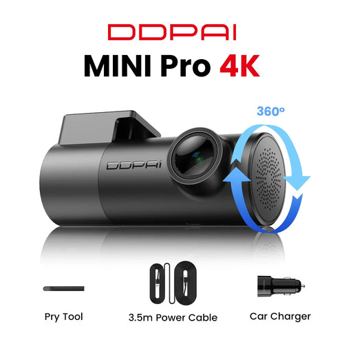 DDPAI MINI Pro 2K Dash Cam WiFi Car DVR Night Vision Smart Voice